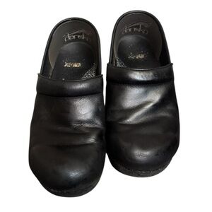 DANSKO XP2.0 Clog EU 38 US 7.5 Black Leather Professional Comfort Shoes